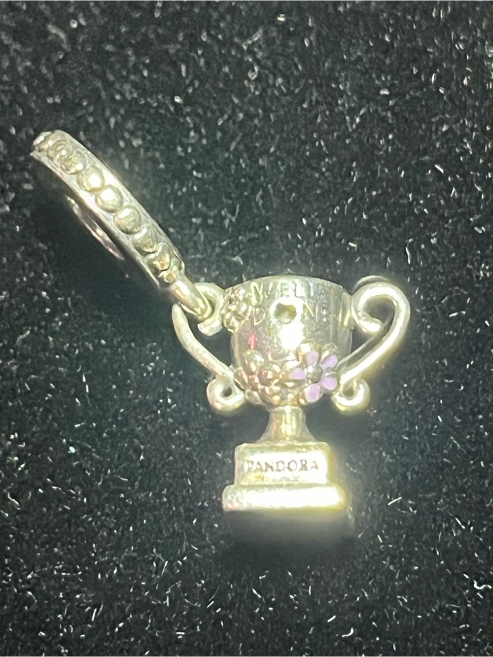 Pandora #1 Well Done Trophy Dangle Charm Sterling Silver - Picture 3 of 5